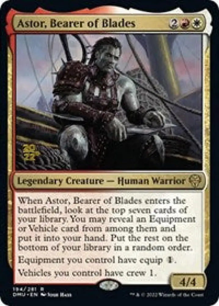 Astor, Bearer of Blades (194) [Prerelease Cards]