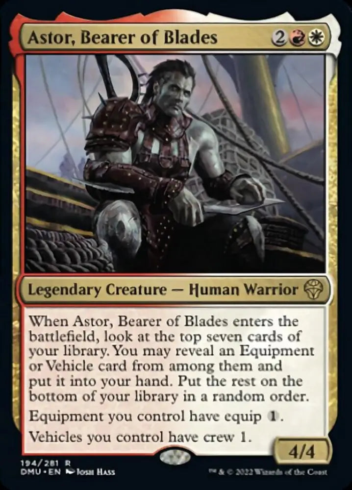 Astor Bearer of Blades [Dominaria United] - MTG Single