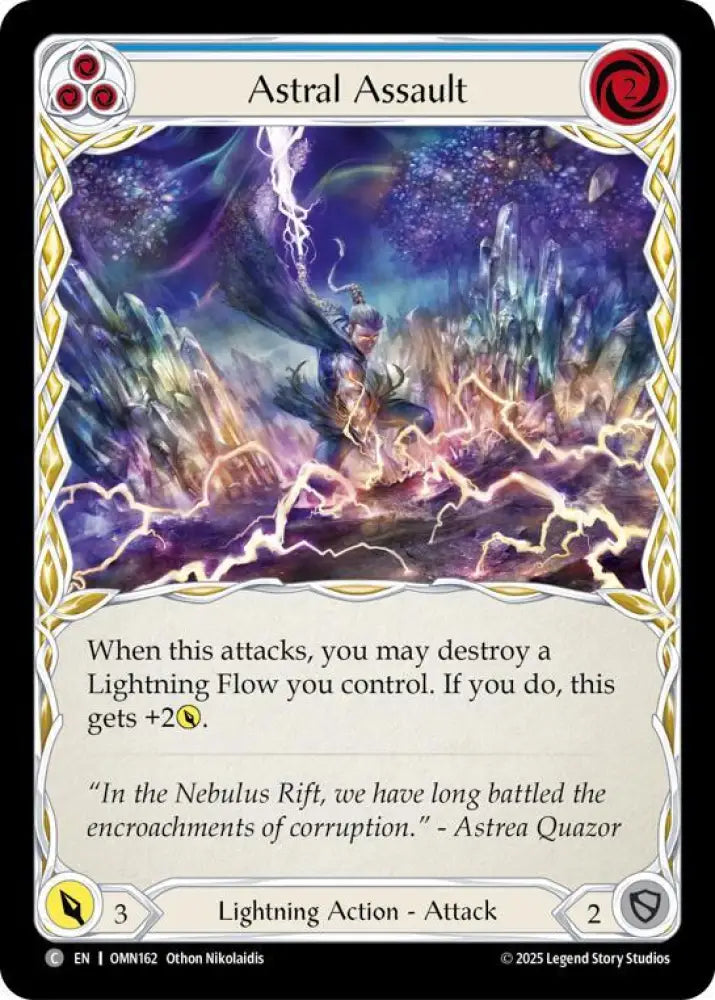 Astral Assault (Blue) (OMN162) [Omens of the Third Age]