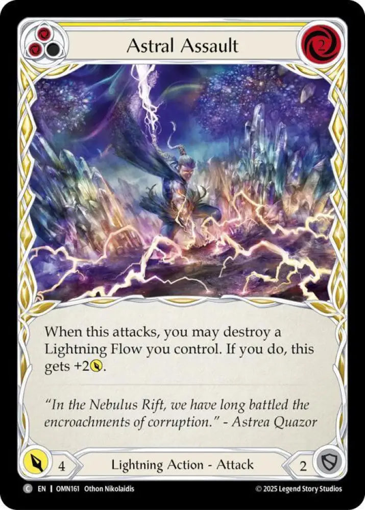 Astral Assault (Yellow) (OMN161) [Omens of the Third Age]