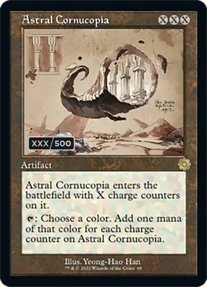 Astral Cornucopia (Retro Schematic) (Serialized) [The Brothers’ War Retro Artifacts] - MTG Single