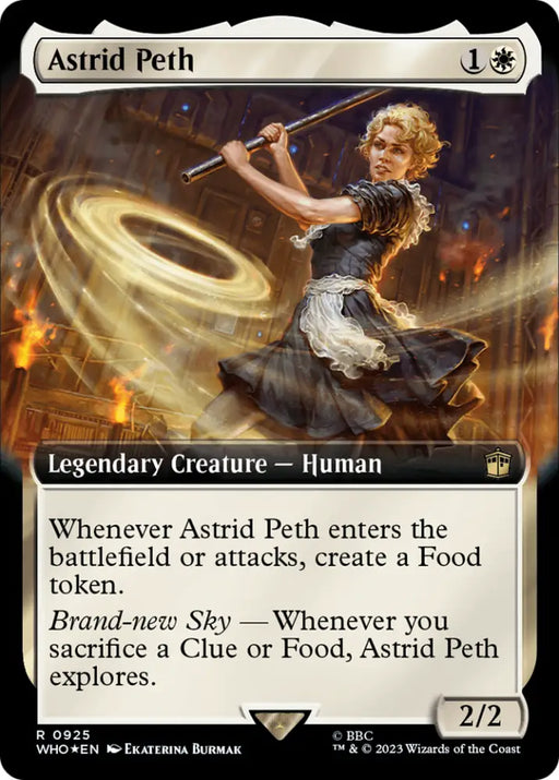 Astrid Peth (Extended Art) (Surge Foil) [Doctor Who] - MTG Single