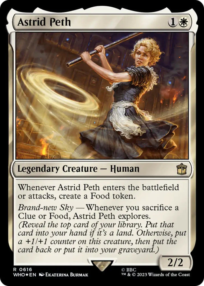 Astrid Peth (Surge Foil) [Doctor Who] - MTG Single