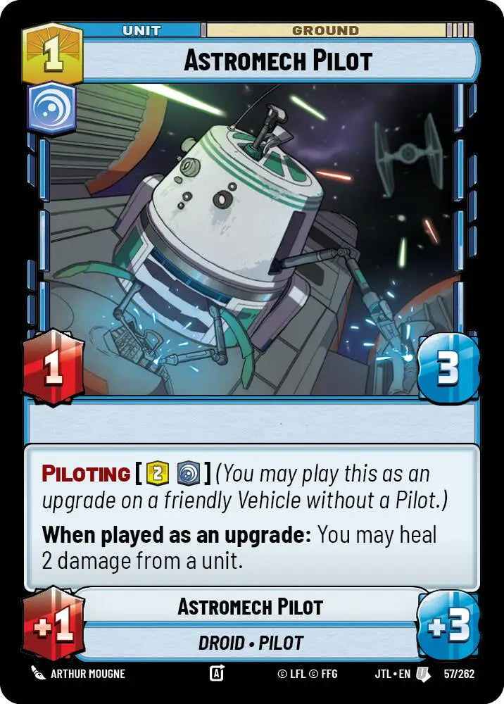 Astromech Pilot (057/262) [Jump to Lightspeed] - Star Wars: Unlimited Single