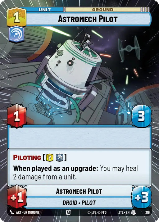 Astromech Pilot (Hyperspace) (319) [Jump to Lightspeed] - Star Wars: Unlimited Single