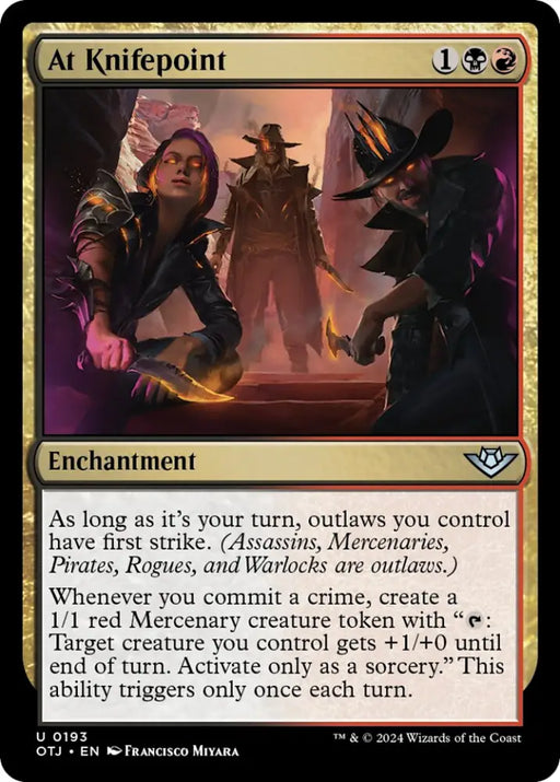At Knifepoint [Outlaws of Thunder Junction] - MTG Single