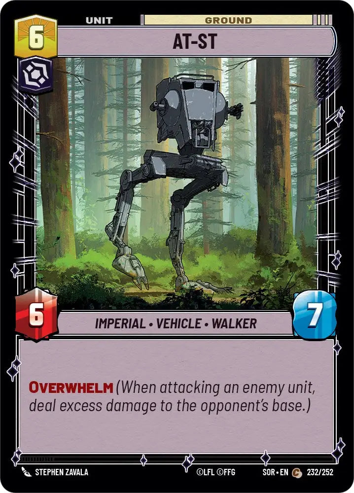 AT-ST (232/252) [Spark of Rebellion] - Star Wars: Unlimited Single
