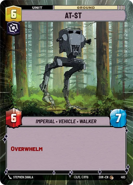 AT-ST (Hyperspace) (493) [Spark of Rebellion] - Star Wars: Unlimited Single