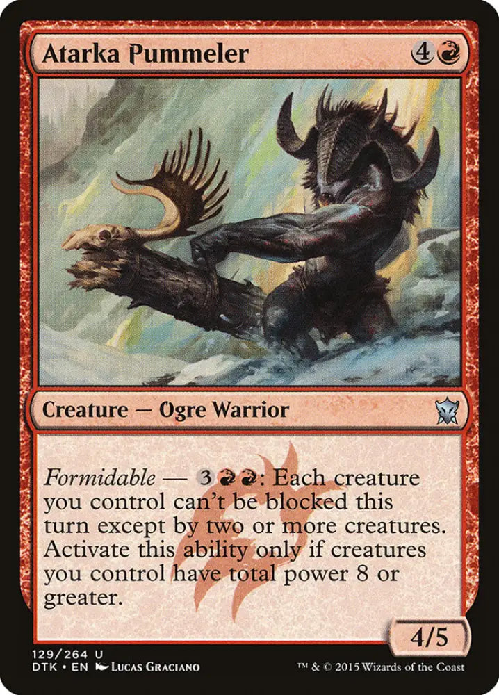 Atarka Pummeler [Dragons of Tarkir] - MTG Single