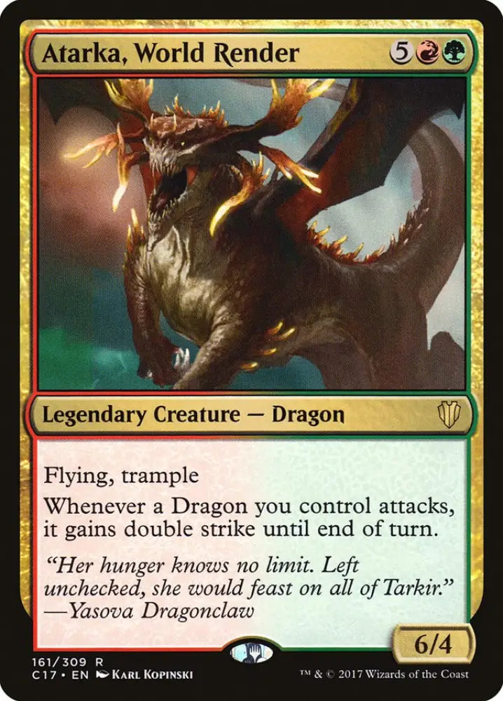 Atarka World Render [Commander 2017] - MTG Single