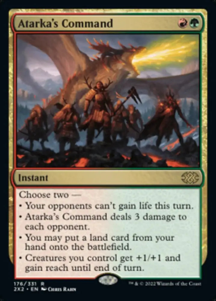 Atarka’s Command [Double Masters 2022] - MTG Single