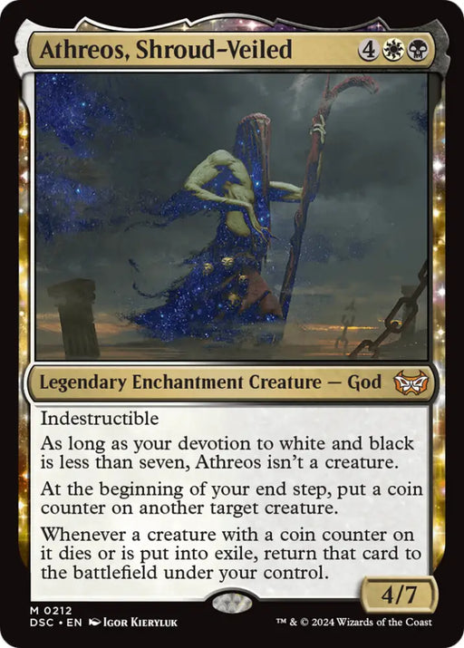 Athreos Shroud-Veiled [Duskmourn: House of Horror Commander] - MTG Single