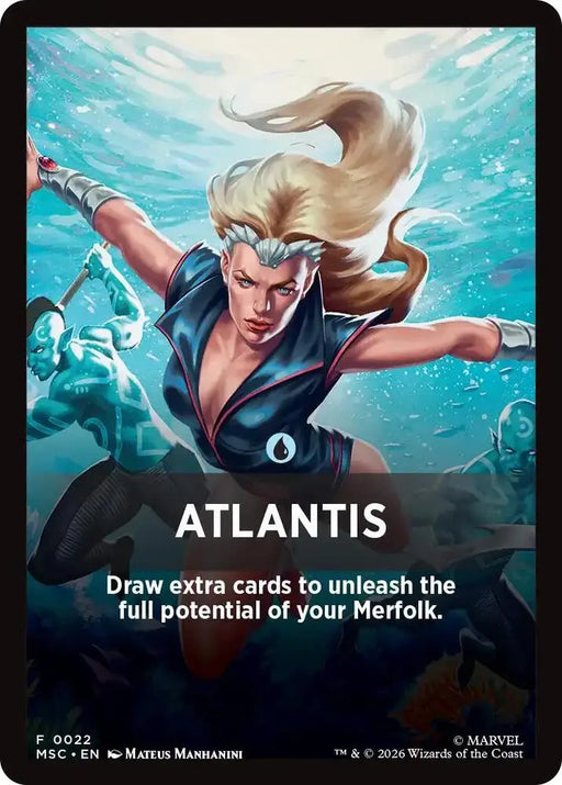 Atlantis Theme Card (22) [Marvel Super Heroes Commander]