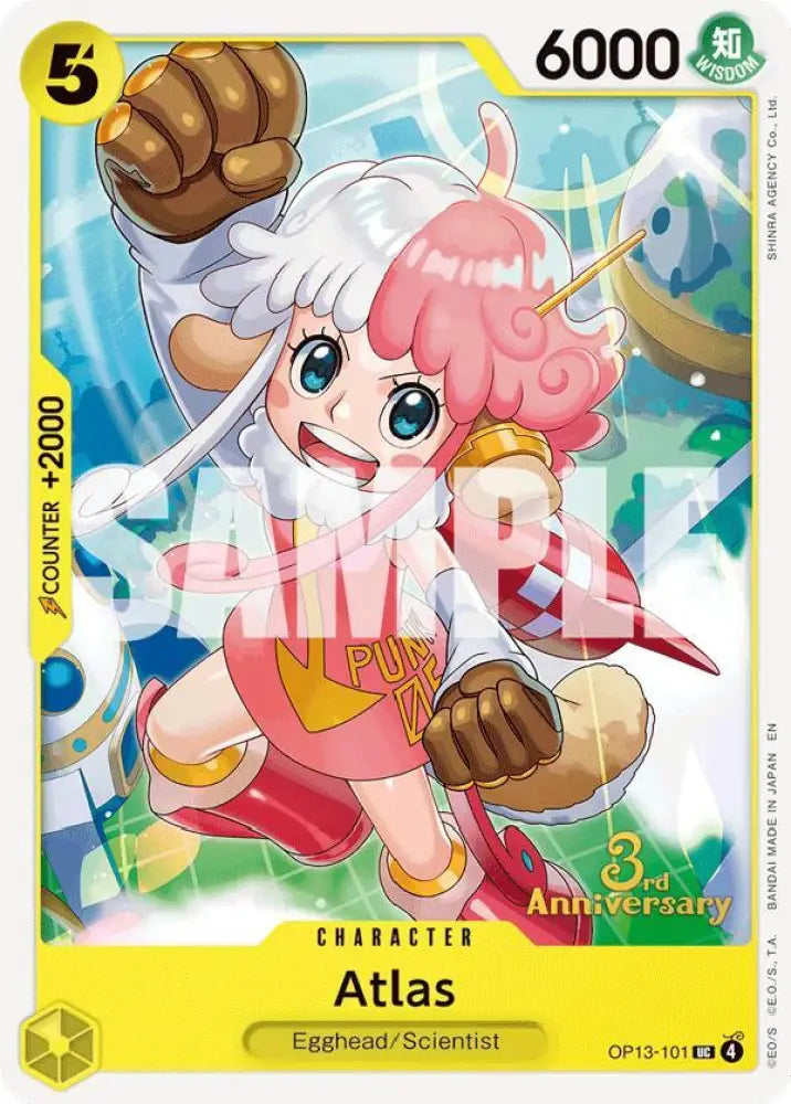 Atlas (OP13-101) [Carrying On His Will: 3rd Anniversary Tournament Cards]