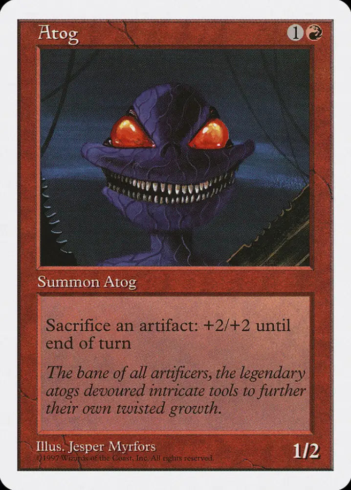 Atog [Fifth Edition] - MTG Single