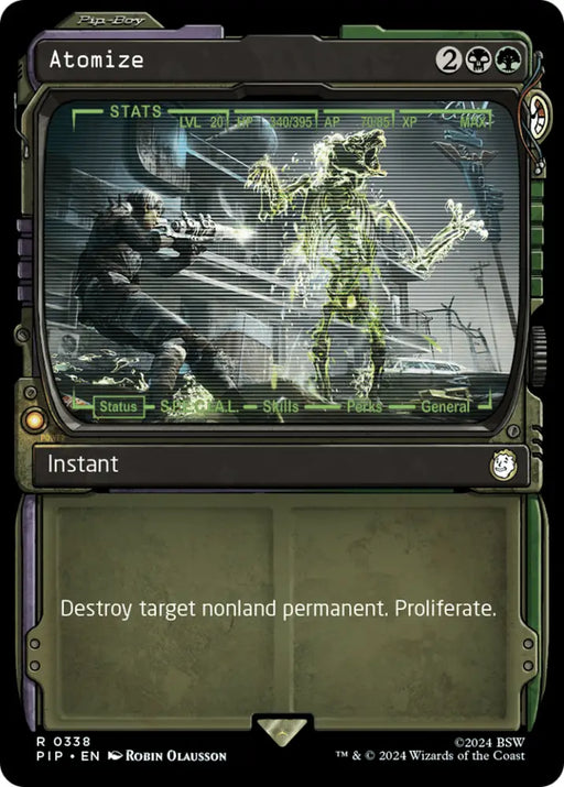 Atomize (Showcase) [Fallout] - MTG Single