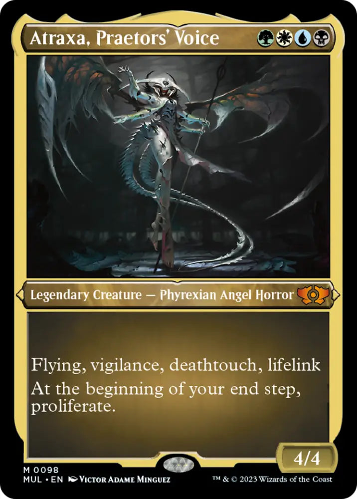 Atraxa Praetors’ Voice (Foil Etched) [Multiverse Legends] - MTG Single