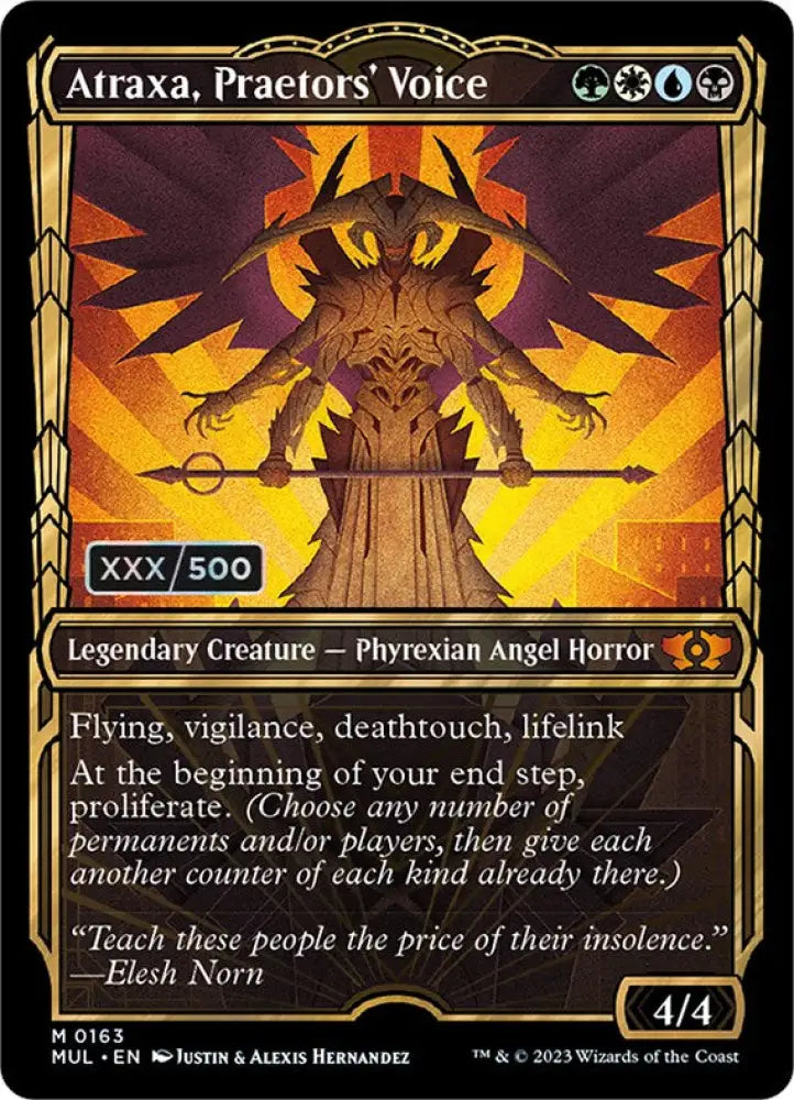 Atraxa Praetors’ Voice (Serialized) [Multiverse Legends] - MTG Single