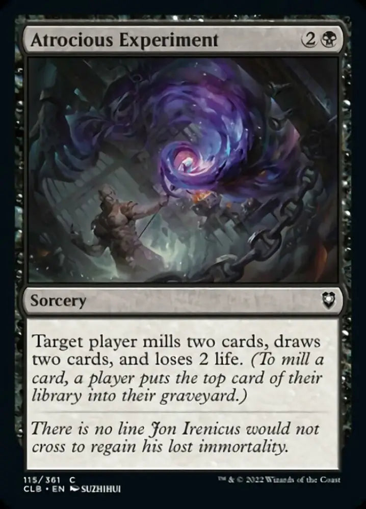 Atrocious Experiment [Commander Legends: Battle for Baldur’s Gate] - MTG Single