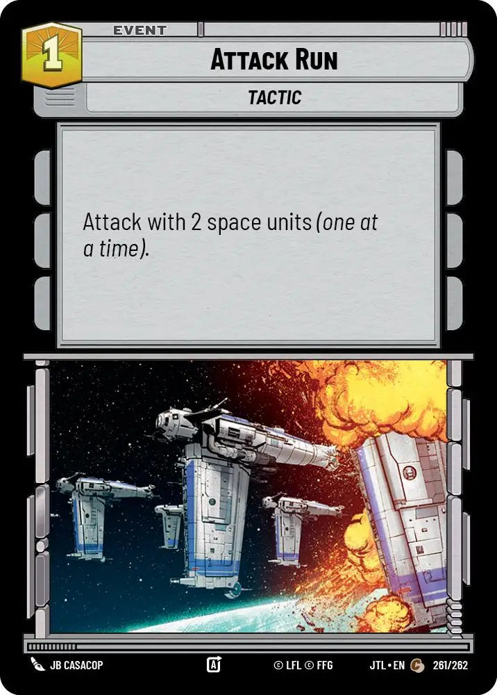 Attack Run (261/262) [Jump to Lightspeed] - Star Wars: Unlimited Single