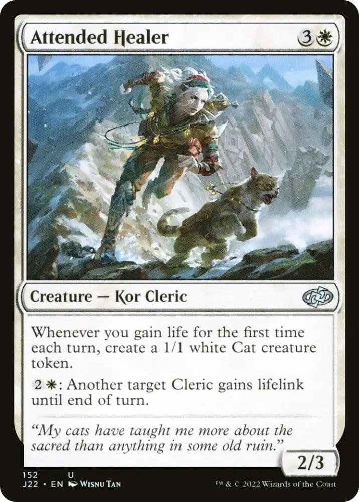 Attended Healer [Jumpstart 2022] - MTG Single