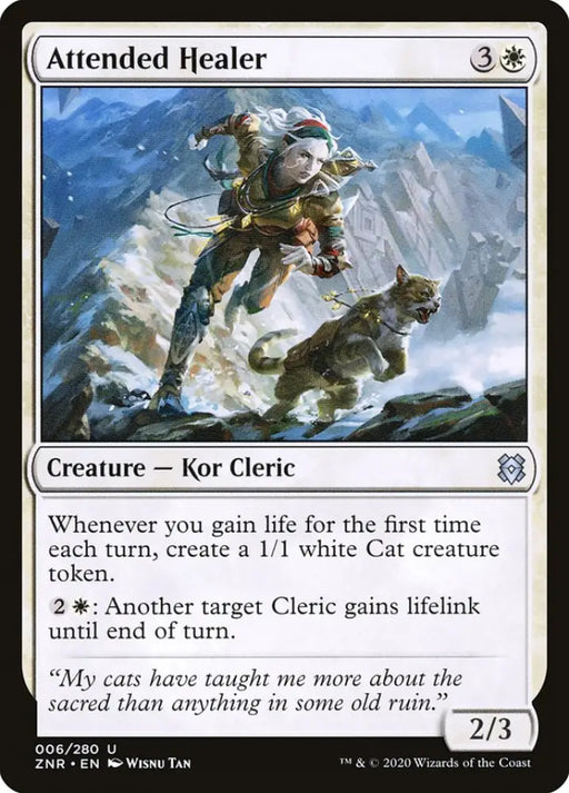 Attended Healer [Zendikar Rising] - MTG Single