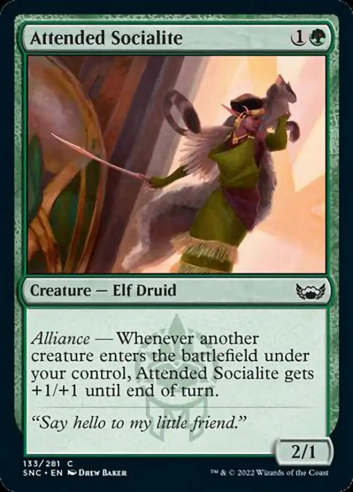 Attended Socialite [Streets of New Capenna] - MTG Single