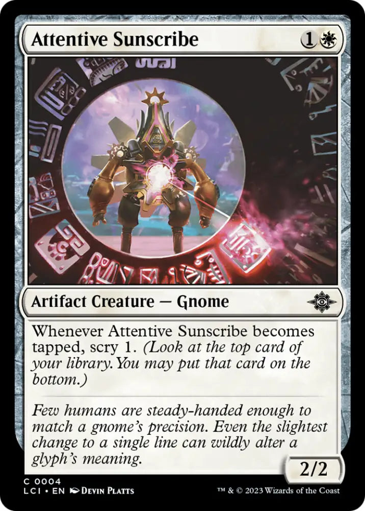 Attentive Sunscribe [The Lost Caverns of Ixalan] - MTG Single