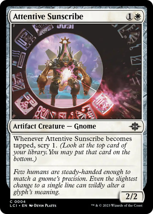 Attentive Sunscribe [The Lost Caverns of Ixalan] - MTG Single