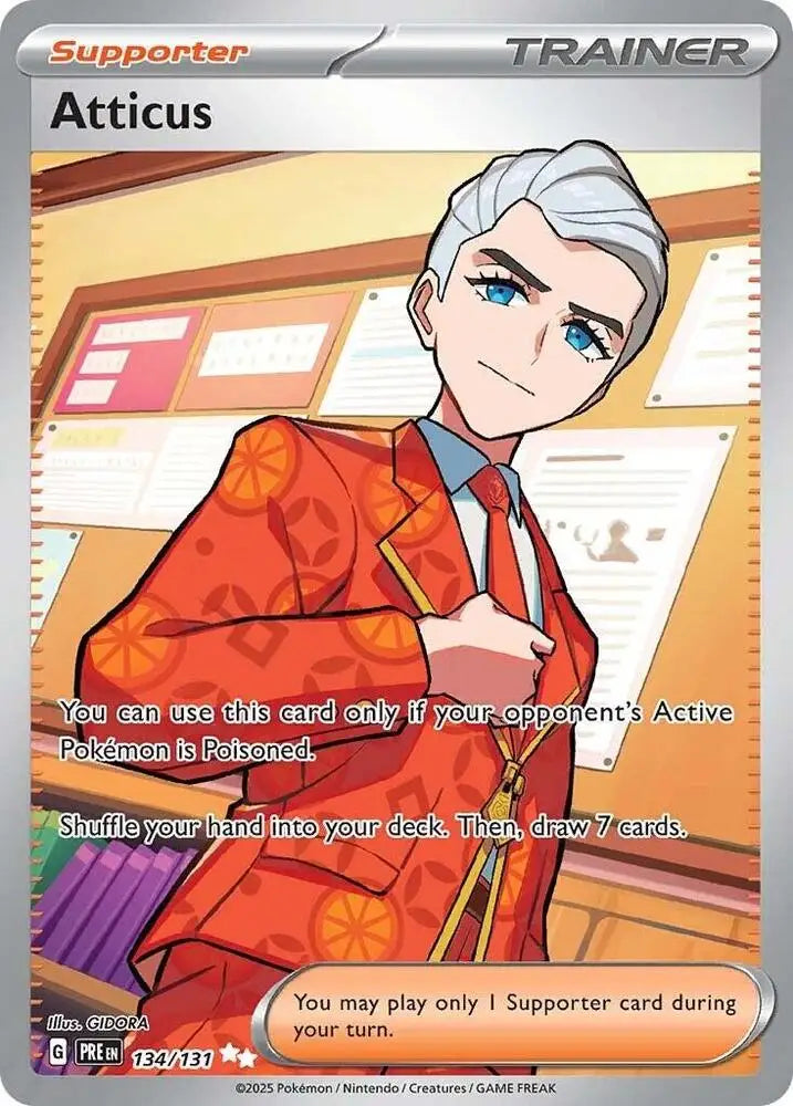 Atticus (134/131) [Scarlet & Violet: Prismatic Evolutions] - Pokemon Single