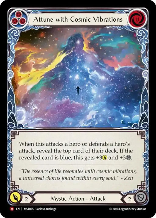 Attune with Cosmic Vibrations [Part the Mistveil] Rainbow Foil - Flesh And Blood Single