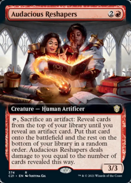 Audacious Reshapers (Extended Art) [Commander 2021] - MTG Single