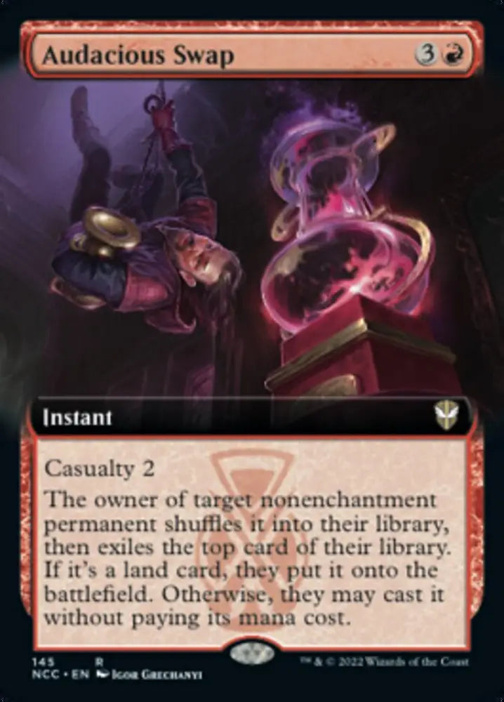 Audacious Swap (Extended Art) [Streets of New Capenna Commander] - MTG Single