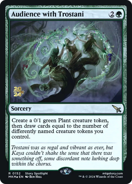 Audience with Trostani [Murders at Karlov Manor Prerelease Promos] - MTG Single