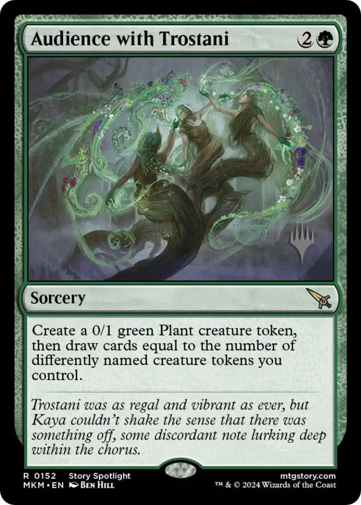 Audience with Trostani (Promo Pack) [Murders at Karlov Manor Promos] - MTG Single
