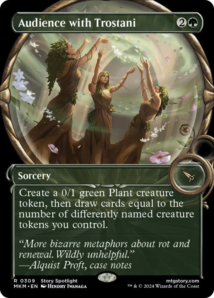 Audience with Trostani (Showcase) [Murders at Karlov Manor] - MTG Single