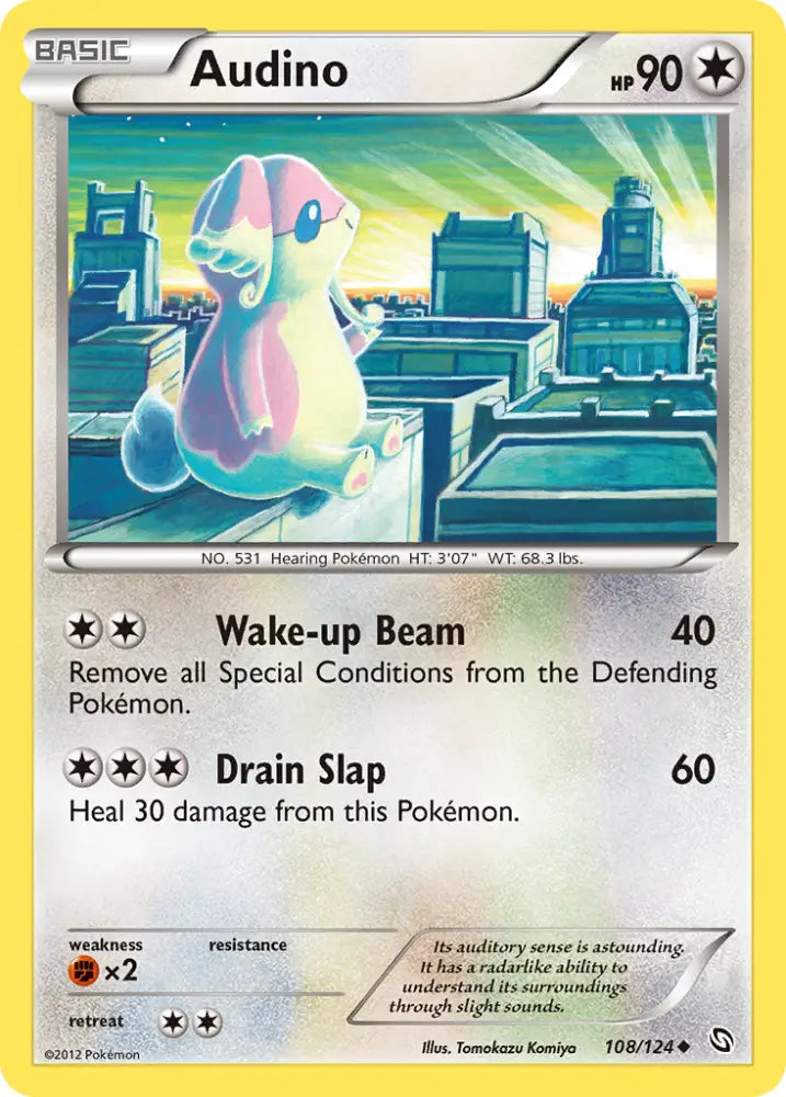 Audino (108/124) [Black & White: Dragons Exalted] - Pokemon Single