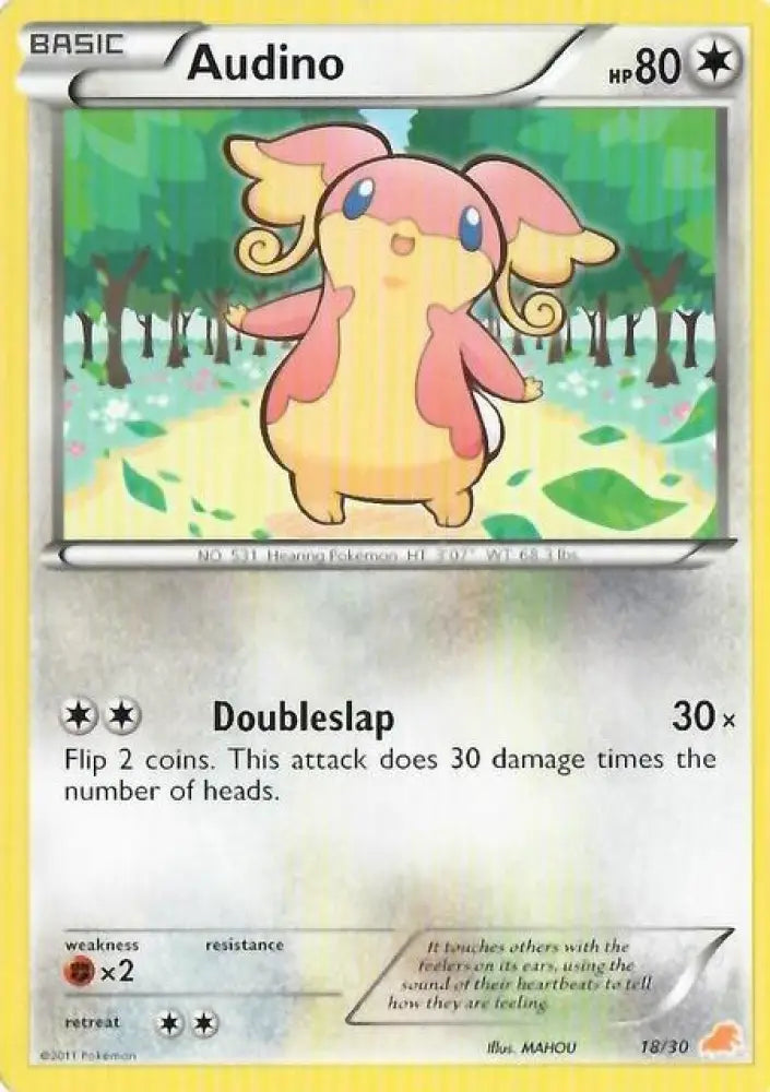 Audino (18/30) [Black & White: Trainer Kit - Excadrill] - Pokemon Single
