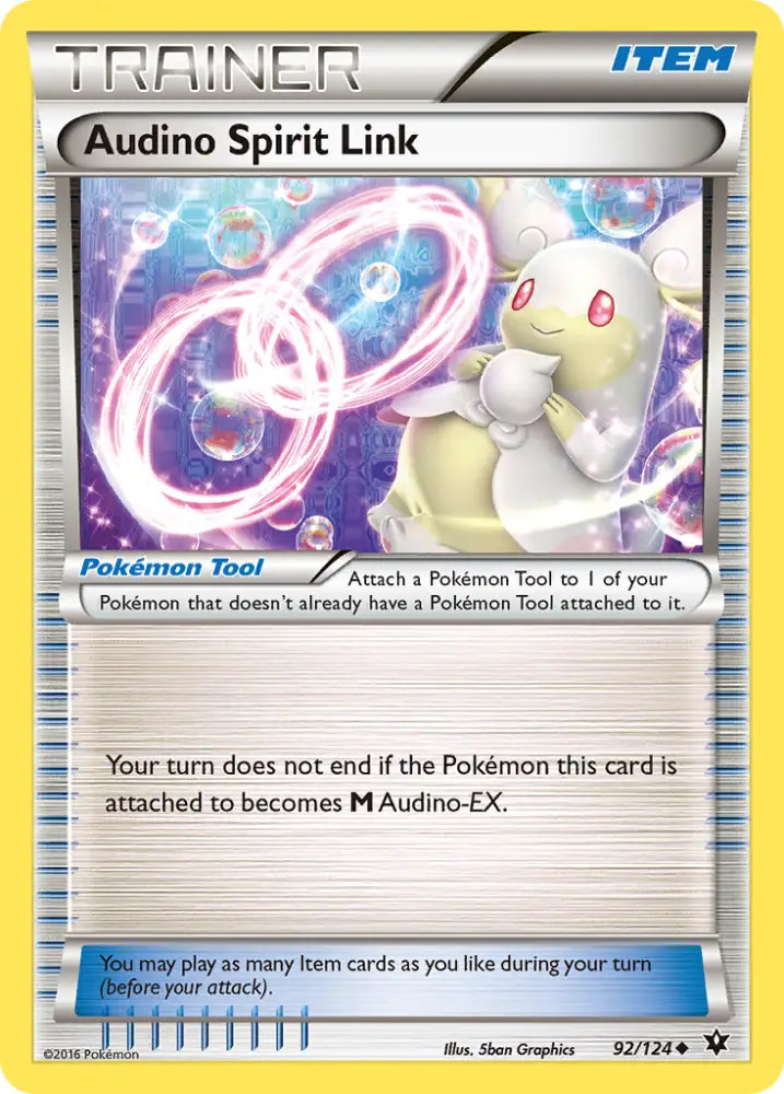 Audino Spirit Link (92/124) [XY: Fates Collide] - Pokemon Single