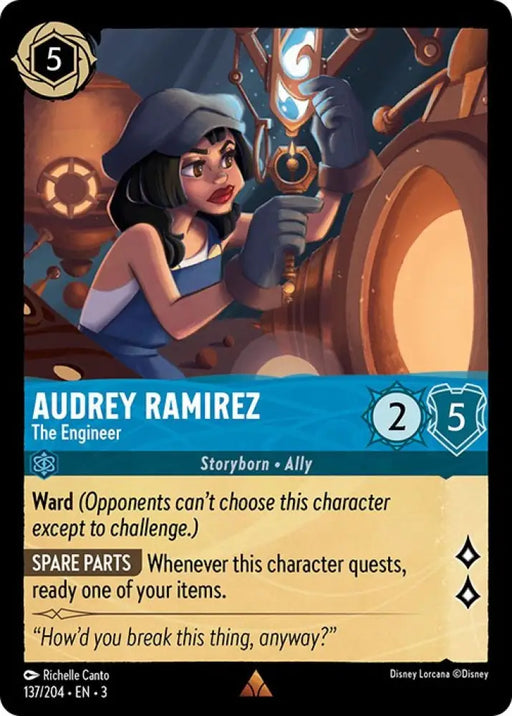 Audrey Ramirez - The Engineer (137/204) [Into the Inklands] - Lorcana Single
