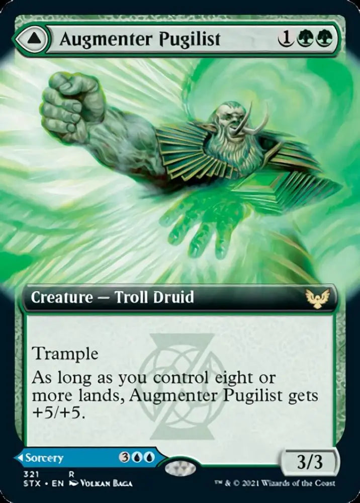 Augmenter Pugilist // Echoing Equation (Extended Art) [Strixhaven: School of Mages] - MTG Single