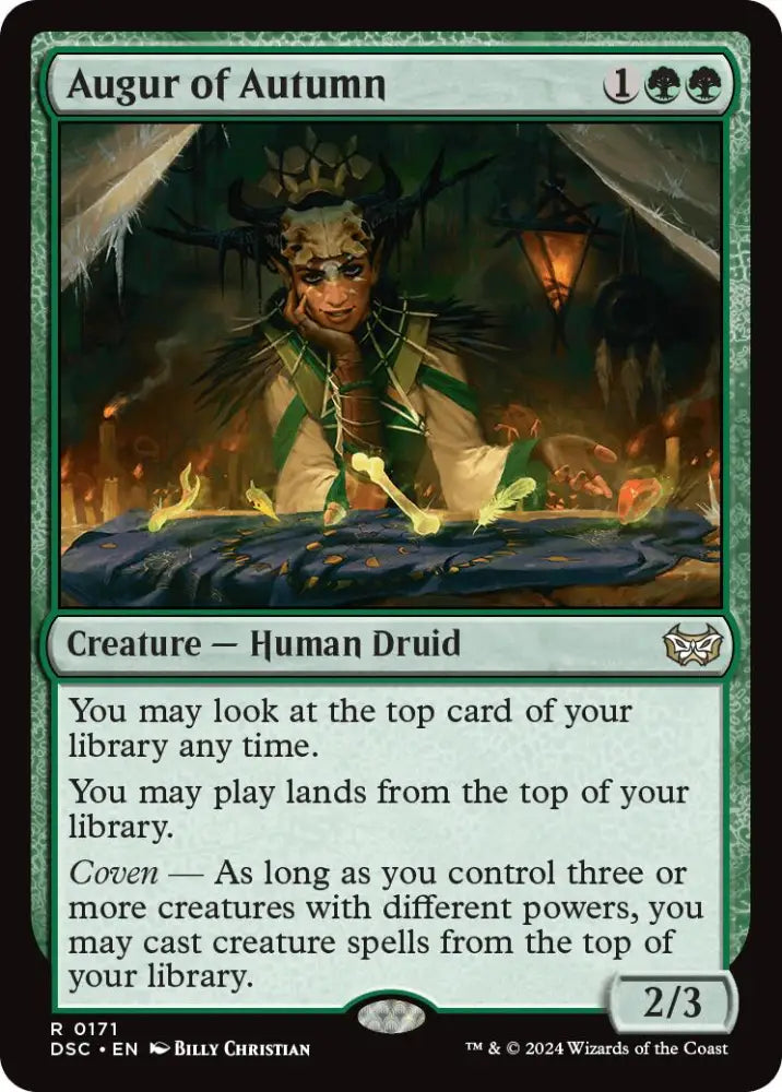 Augur of Autumn [Duskmourn: House of Horror Commander] - MTG Single
