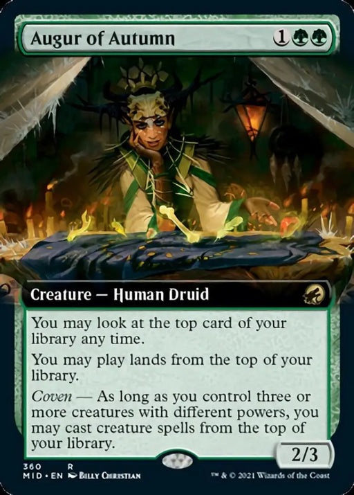 Augur of Autumn (Extended Art) [Innistrad: Midnight Hunt] - MTG Single