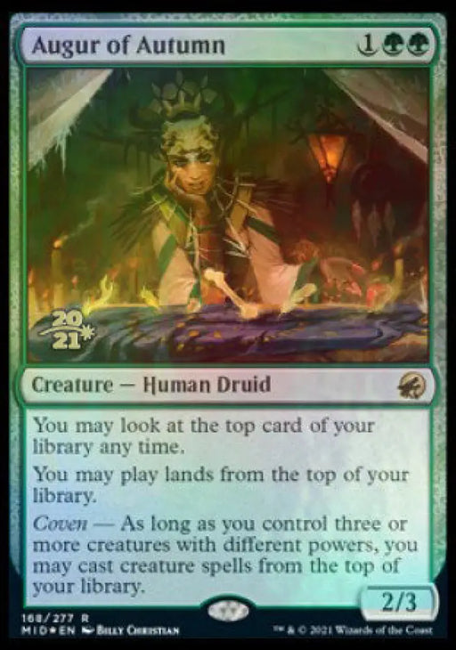 Augur of Autumn [Innistrad: Midnight Hunt Prerelease Promos] - MTG Single