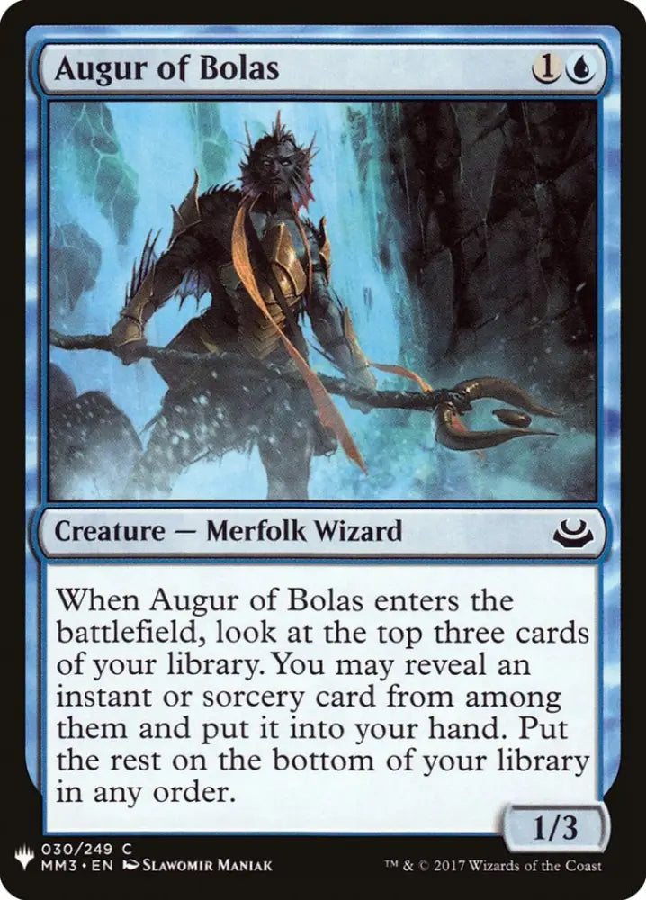 Augur of Bolas [Mystery Booster] - MTG Single
