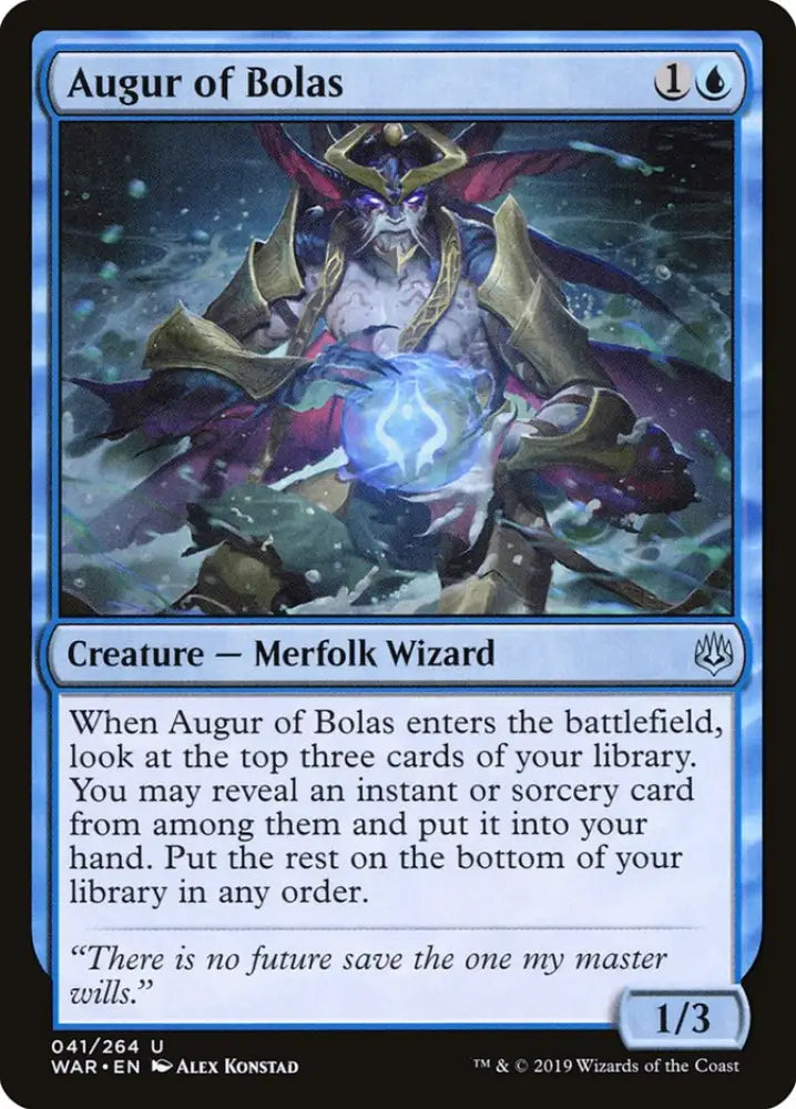 Augur of Bolas [War of the Spark] - MTG Single