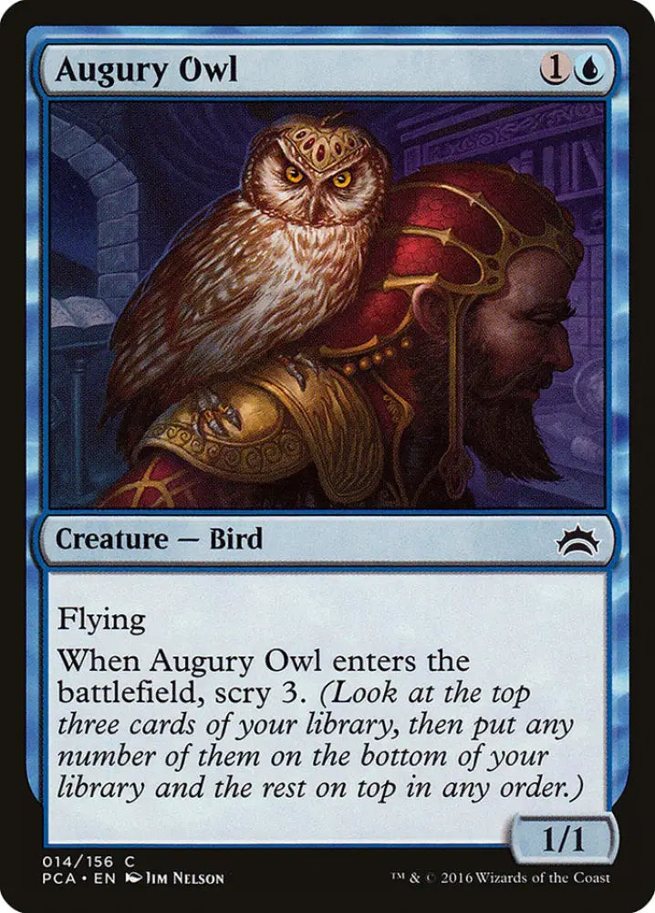 Augury Owl [Planechase Anthology] - MTG Single