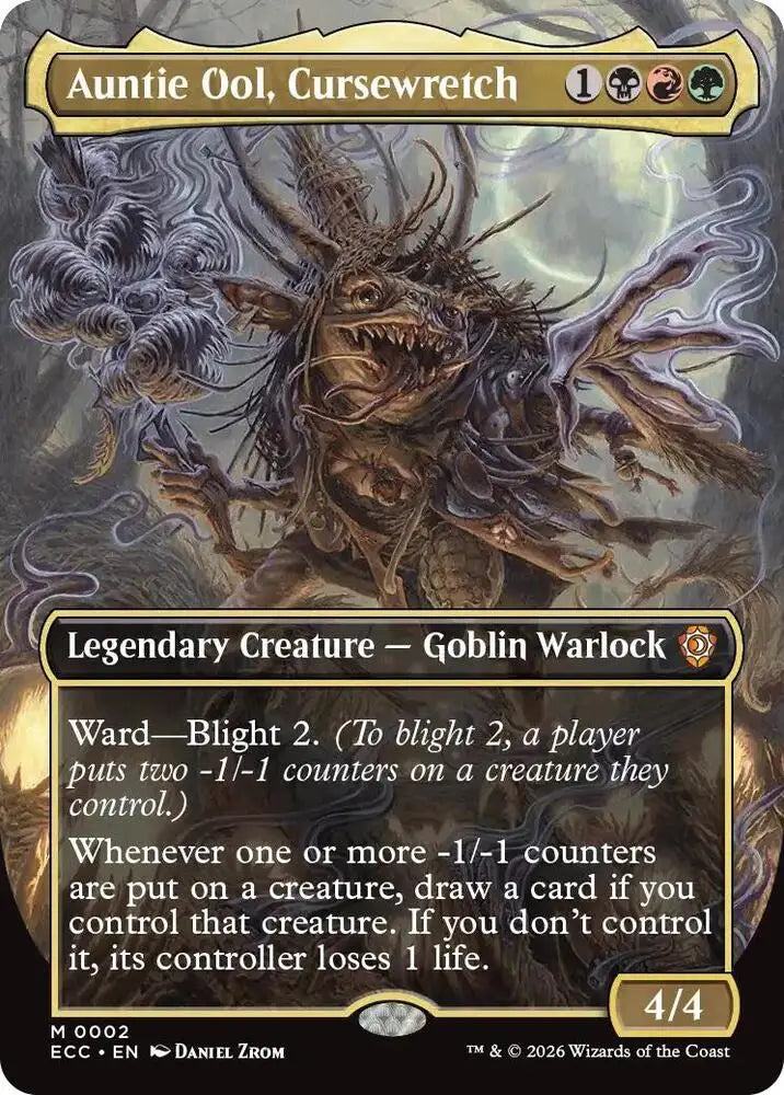 Auntie Ool, Cursewretch (Borderless) (2) [Lorwyn Eclipsed Commander]
