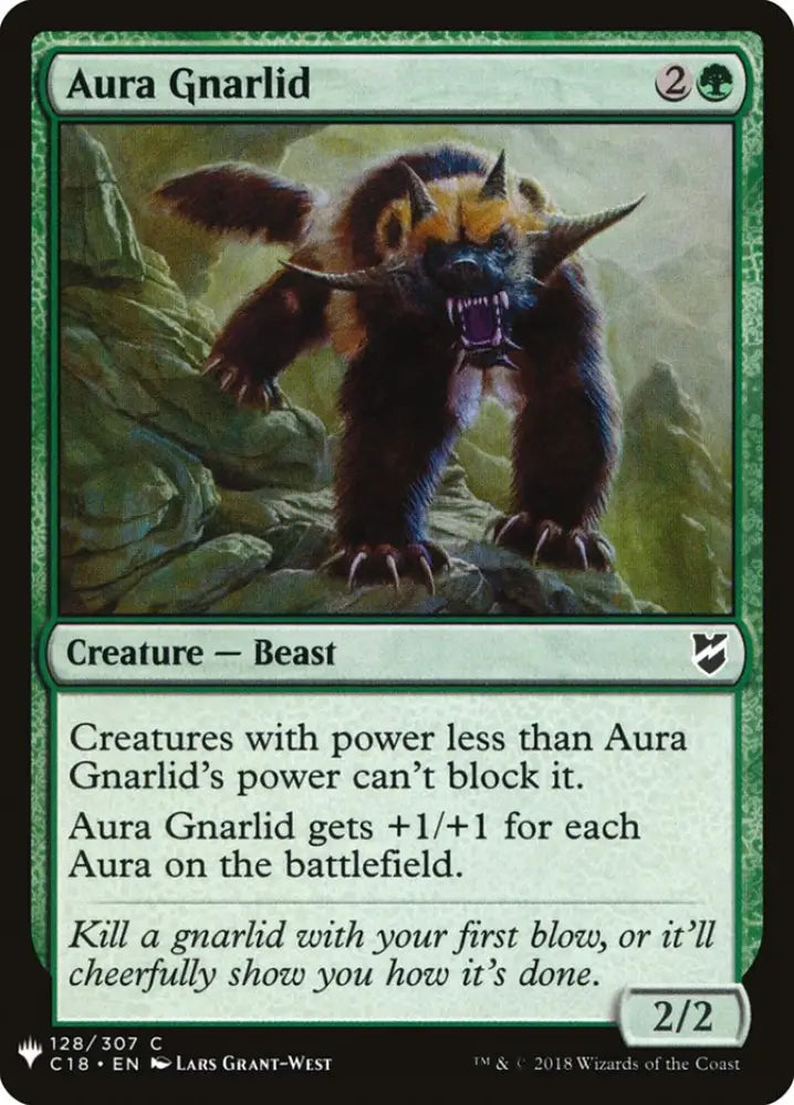 Aura Gnarlid [Mystery Booster] - MTG Single