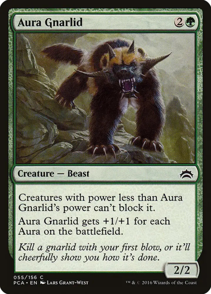 Aura Gnarlid [Planechase Anthology] - MTG Single
